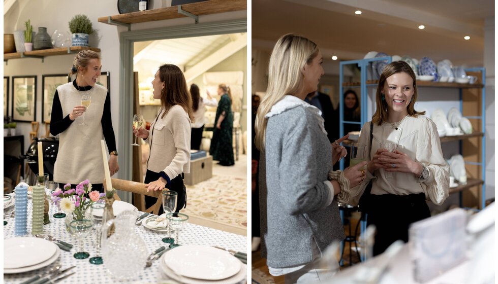 Future brides browsing through The Wedding Present Company presents and Kiki Mcdonough jewellery