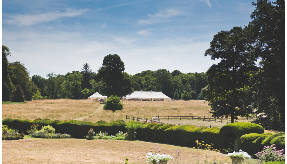 Daisy's family house in Sussex where the wedding took place. 