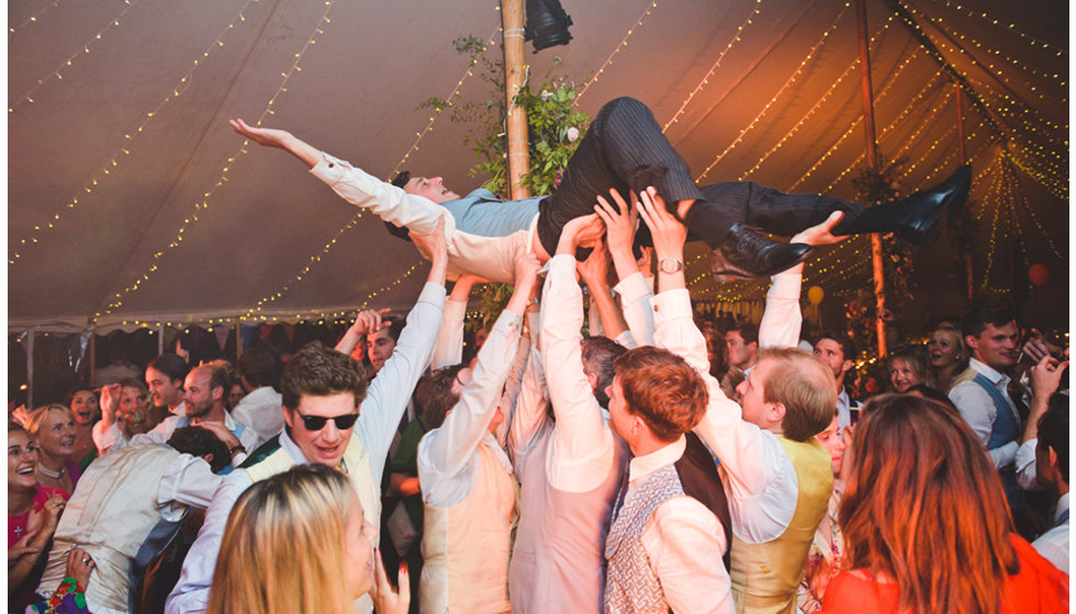 The packed dancefloor