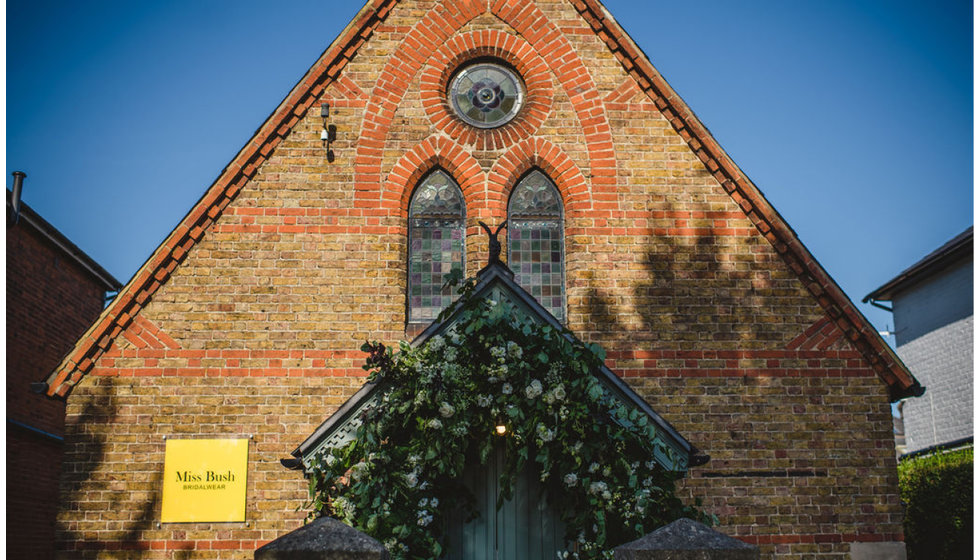 Miss Bush Luxury Bridal Boutique shining in the sun. Based in Ripley, Surrey. 