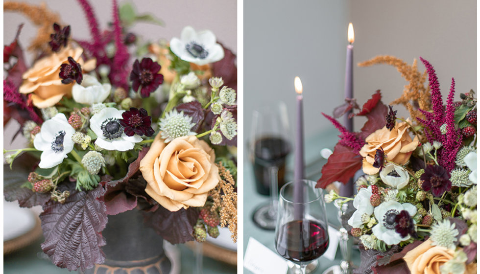 Autumn flowers styled by Lex Hamilton Floral Studio.