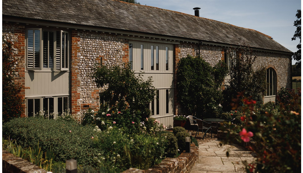 Hannah's family house in West Sussex.