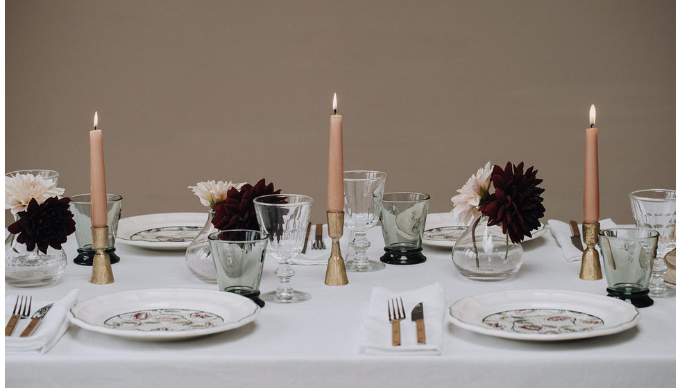 A tablescape styled by Chenai.