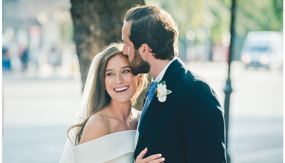 The bride and groom.