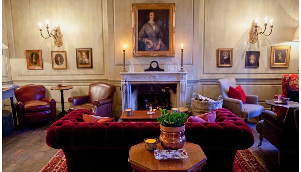 A living room in one of the Pig Hotels.