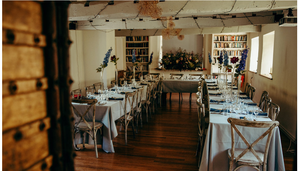 The room in Francesca's family home where the couple were married.