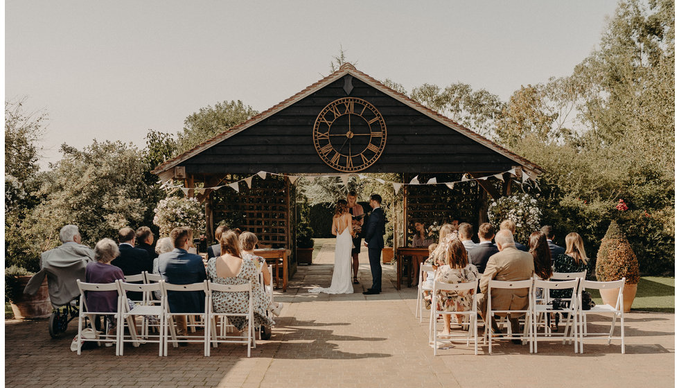 Maidens Barn - a wedding venue in Essex.