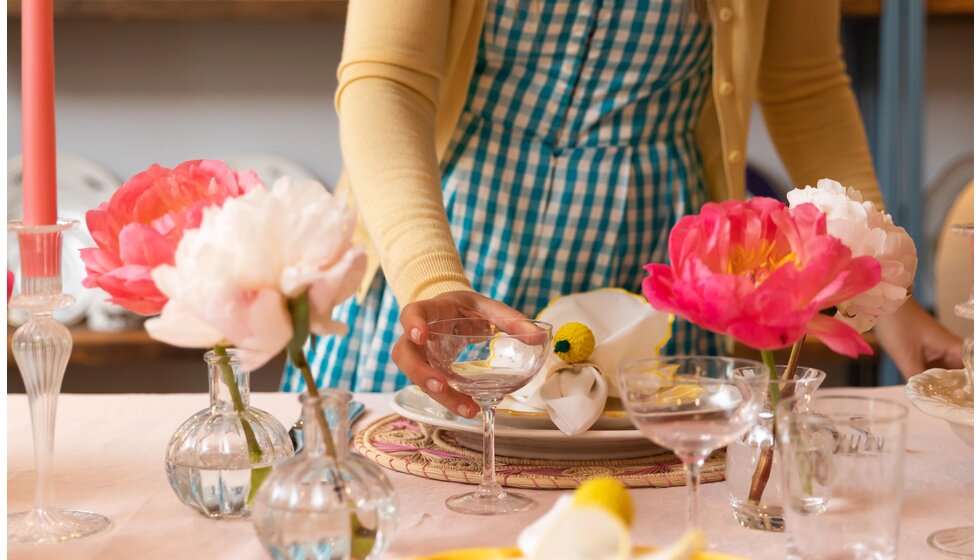 An Italian-Inspired Tablescape by Skye McAlpine: Skye Setting the Table