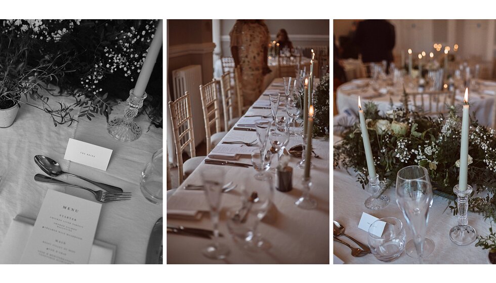 Jessica & Jack’s Idyllic Seaside Wedding in Cornwall: Wedding Decor in The Fowey Harbour Hotel