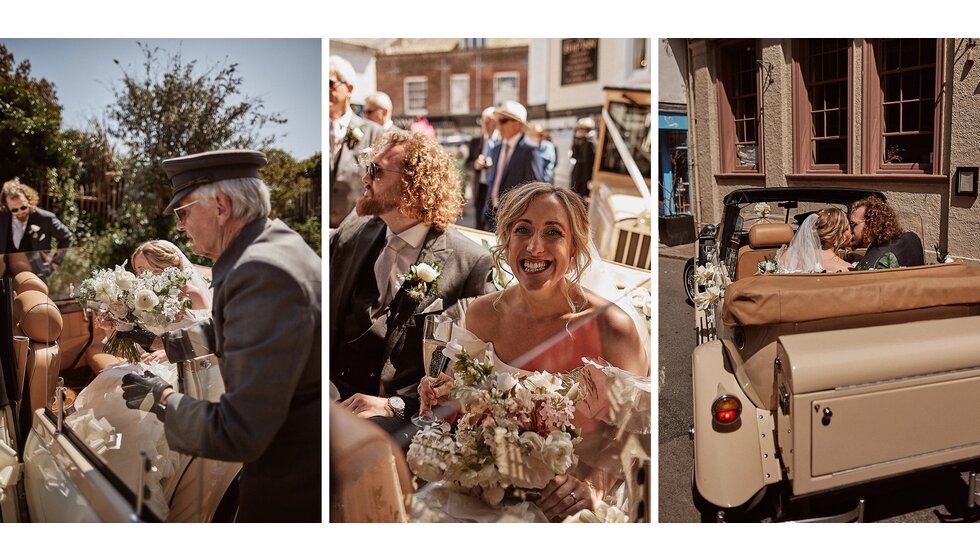 Jessica & Jack’s Idyllic Seaside Wedding in Cornwall: Wedding Transport