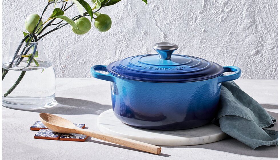 Le Creuset Size Guide: Le Creuset Round Casserole in Azure