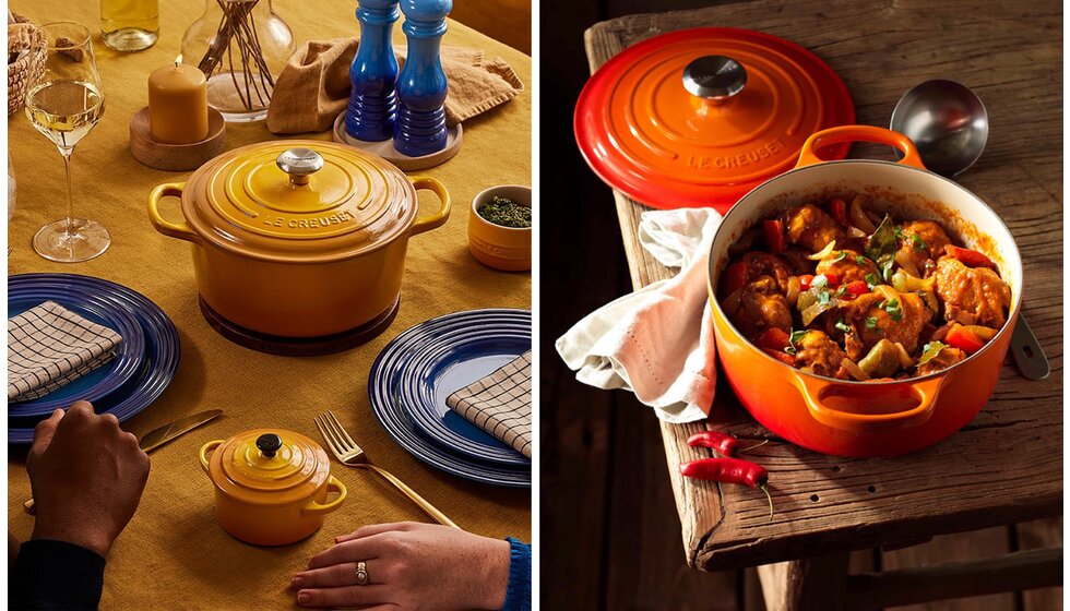 Le Creuset Size Guide: A Selection of Le Creuset Round Casseroles